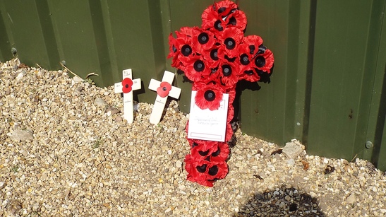 Cloot Drove Lancaster Mid-Air Collision Memorial — photograph