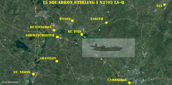 15 squadron stirling i n3703 ls q