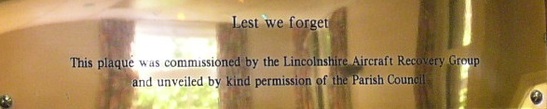 Inscription on Larg Plaque
