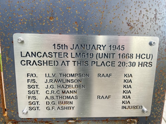 Westborough Lancaster Memorial — photograph